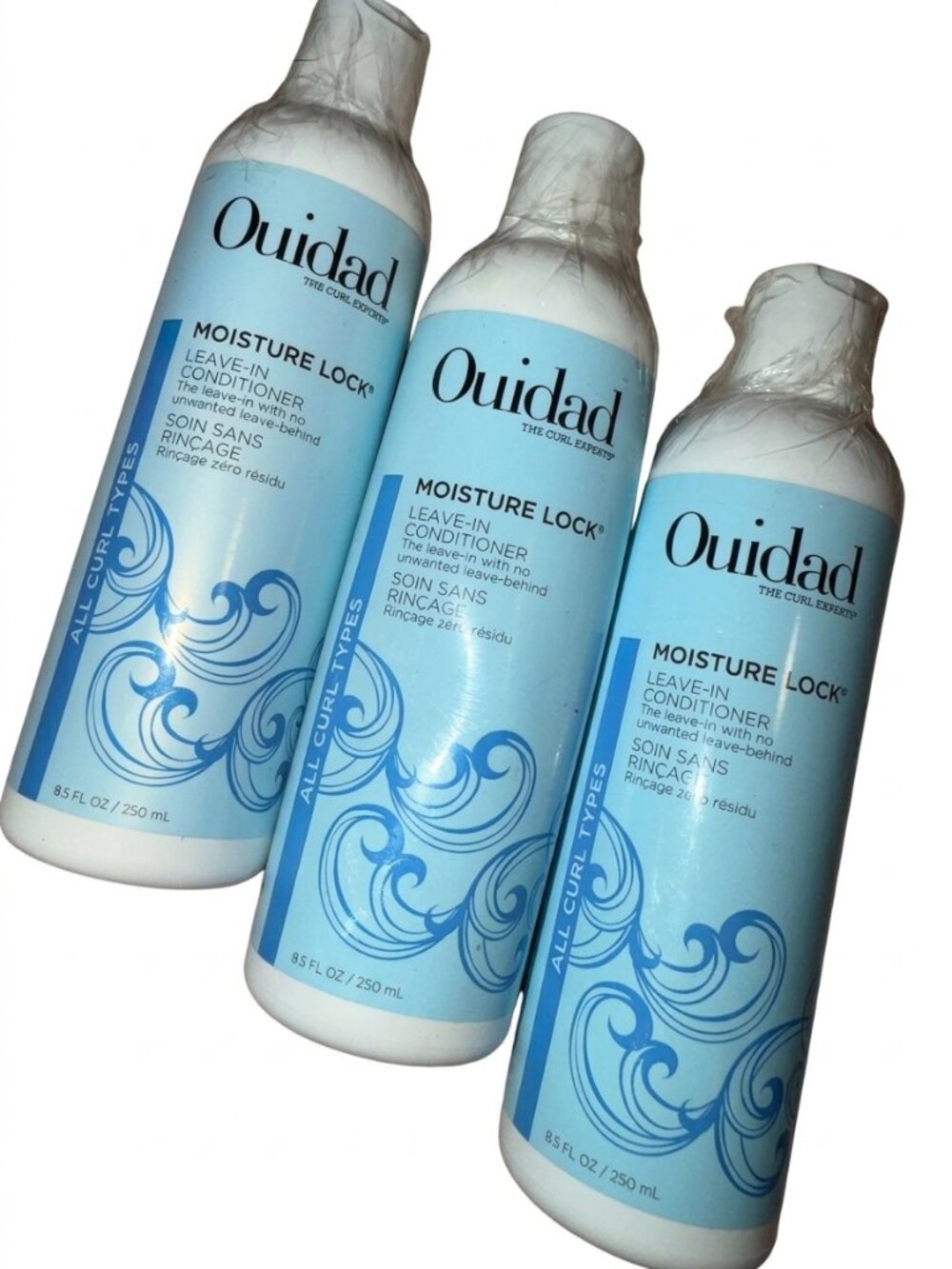 Ouidad Moisture Lock Leave-In Conditioner 8.5 oz Bundle of 3